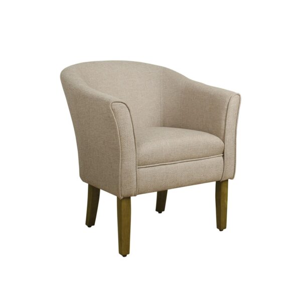 Upholstered Sofa, Tufted Back Comfy Velvet Long Couch - 画像 (4)