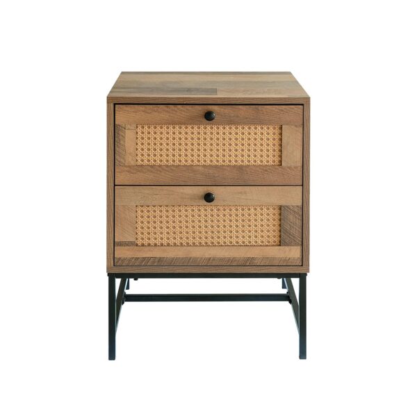 MetalTree Furniture Solid Sheesham Wood, Walnut Finish - 画像 (4)