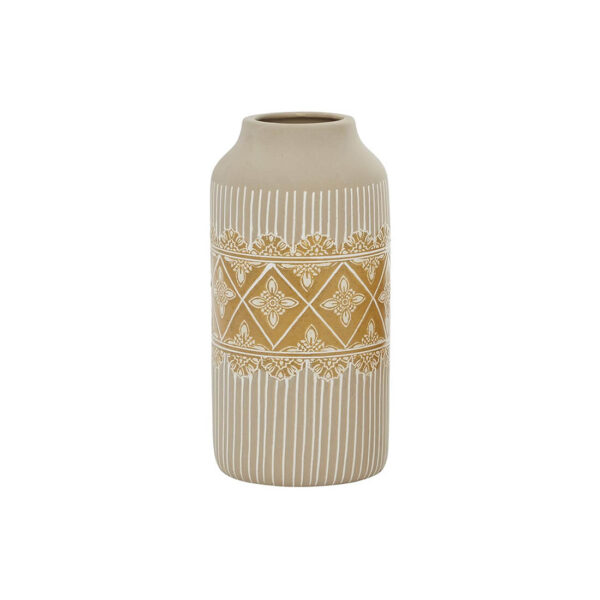 Glass Vase Minimalist Creative Hydroponic Striped Vase Ornament - 画像 (2)
