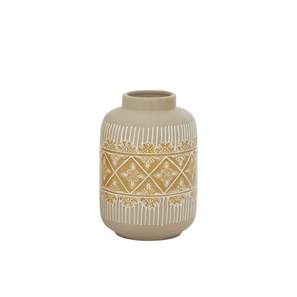 Glass Vase Minimalist Creative Hydroponic Striped Vase Ornament - 画像 (3)